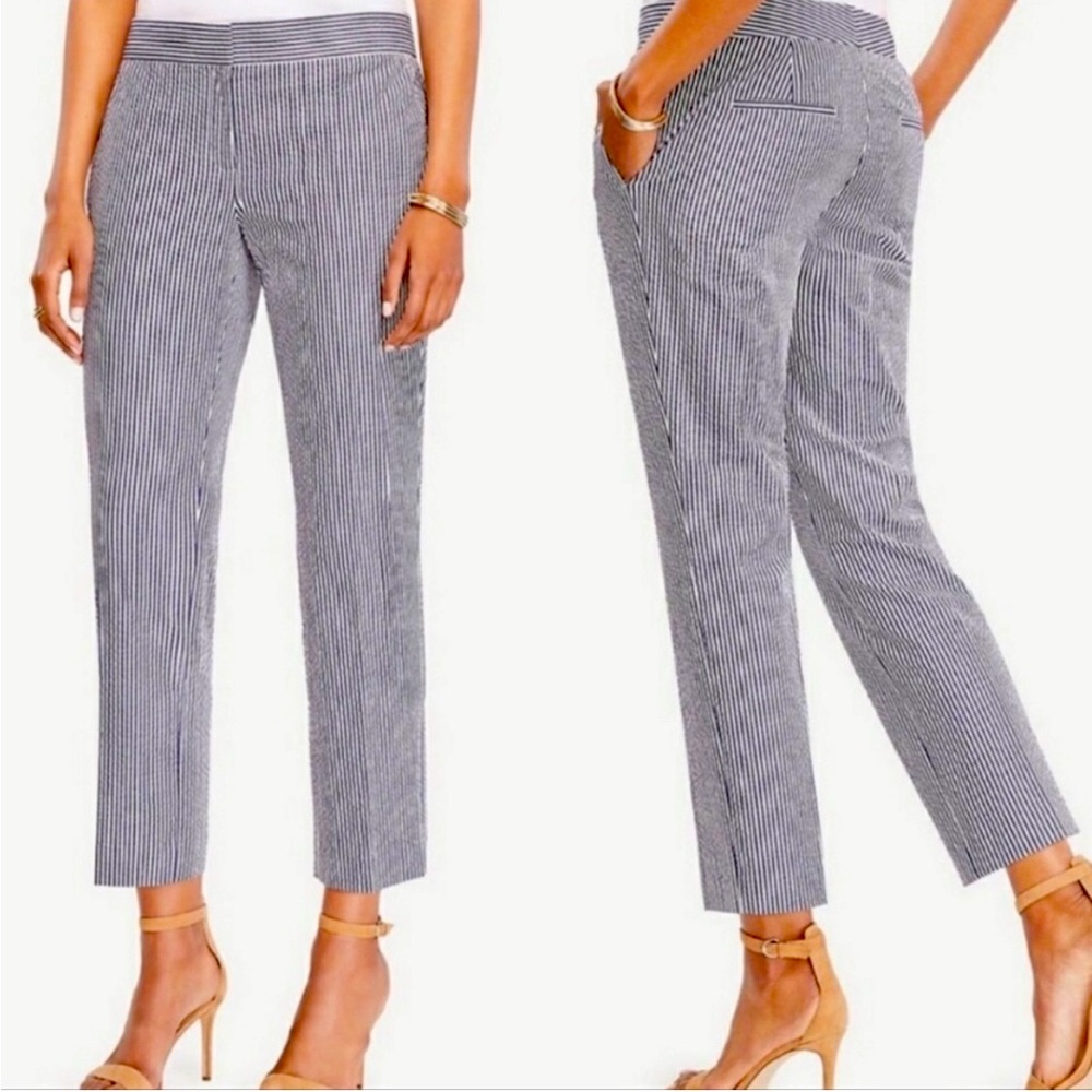 NWT Ann Taylor cotton stretch cropped pants